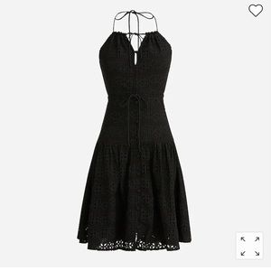 J.CREW Anguilla mini halter dress in eyelet